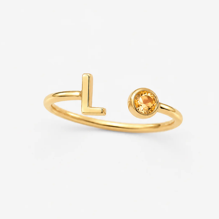 PERSONALIZED BIRTHSTONE  RING