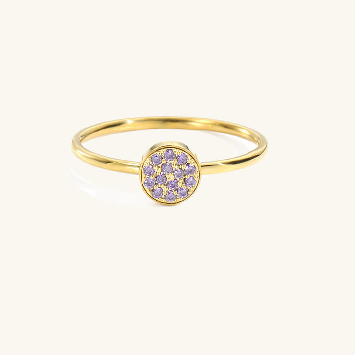 CLASSIC RING WITH BIRTHSTONE