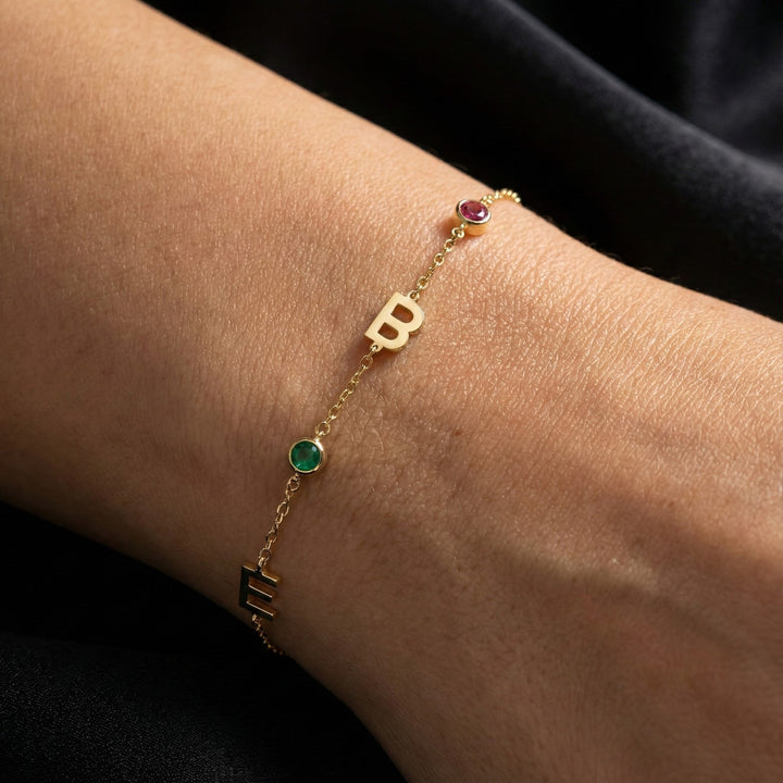 ELEGANT BRACELET WITH STONES