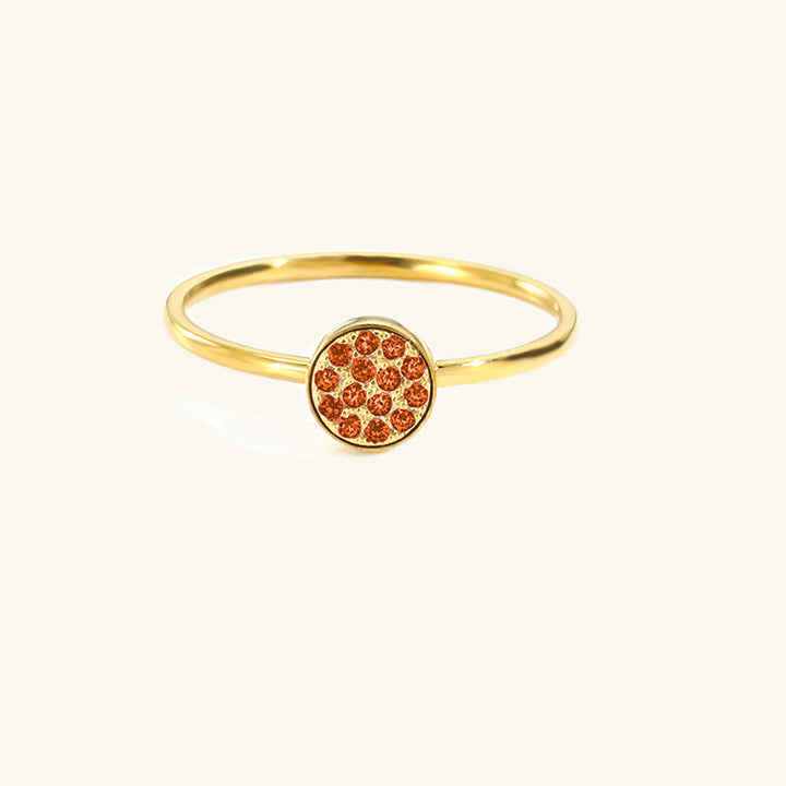 CLASSIC RING WITH BIRTHSTONE