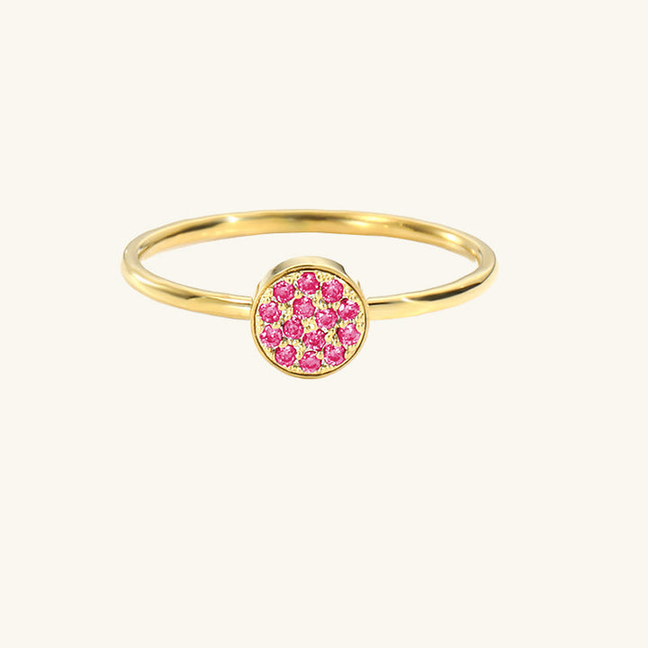CLASSIC RING WITH BIRTHSTONE